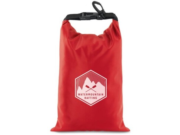 Bolsa de poliester impermeable pequeña rojo