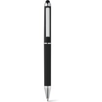 Bolígrafo Esla tinta negra con puntero en goma barato