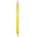Bolígrafo Mila sencillo a color con clip blanco amarillo