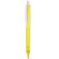 Bolígrafo Mila sencillo a color con clip blanco amarillo