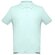 Polo Adam de algodón piqué cardado con cuello canalé Verde menta detalle 6