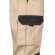 Pantalón sarga multibolsillos bicolor njord slim fit Beige detalle 6