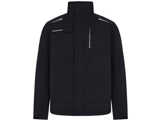 Chaqueta acolchada VL Nyx reciclada repelente al agua unisex Negro detalle 28