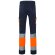 Pantalón elástico multibolsillos bicolor VL Zeus Azul marino/Naranja detalle 3