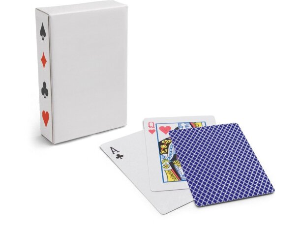 Baraja Cartes de 54 cartas Azul detalle 1