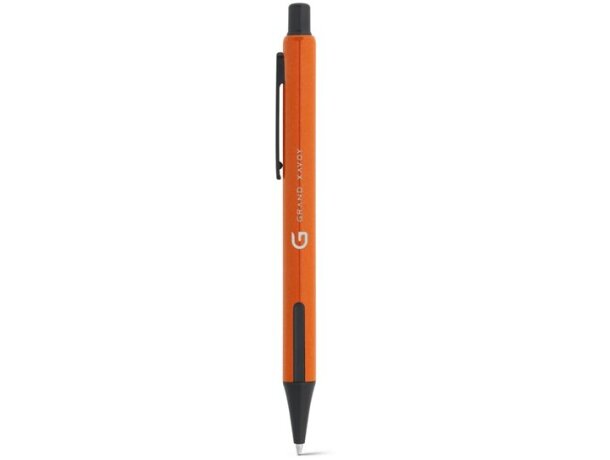 Bolígrafo con agarre en negro naranja