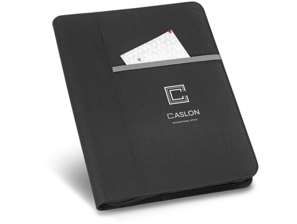 Portafolios a4 con bolsillo exterior gris claro