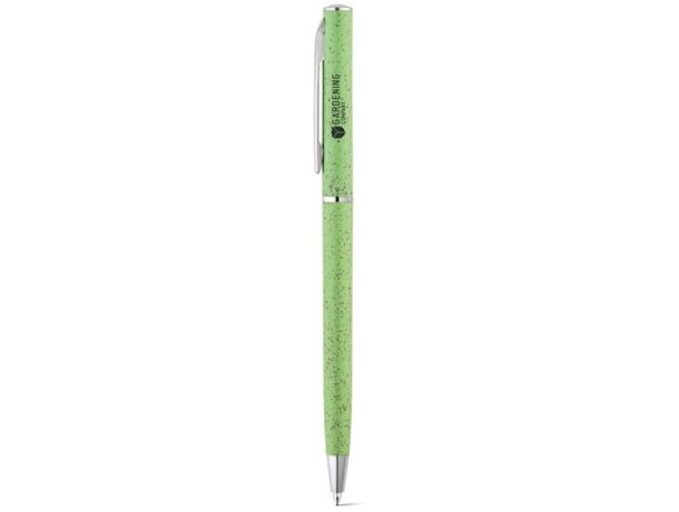 Bolígrafo fibra de paja de trigo y ABS DEVIN verde claro
