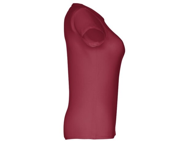 Camisetas manga corta corte entallado de algodón 150 g/m2 Thc Sofia Burdeos detalle 56