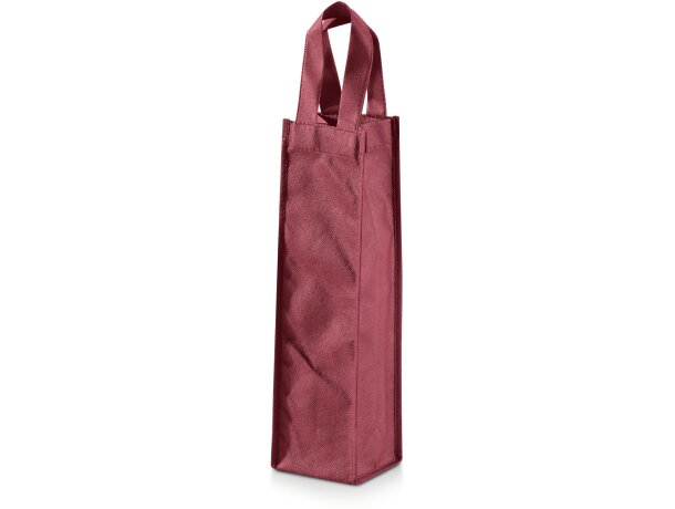 Bolsa de regalo en no tejido para 1 botella burdeos