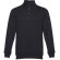 Sudadera Budapest unisex con cremallera y cinturilla canalé Negro detalle 19