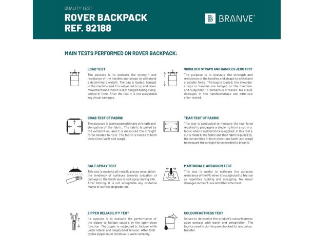 Mochila Rover Backpack Ii Delantal 100% algodón detalle 1