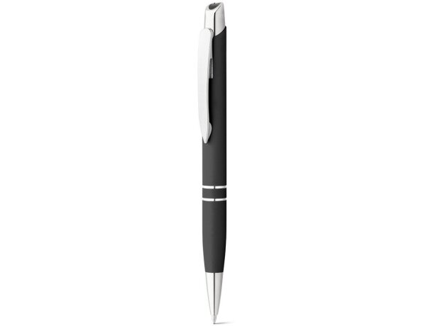 Bolígrafo de aluminio MARIETA SOFT. Negro detalle 11