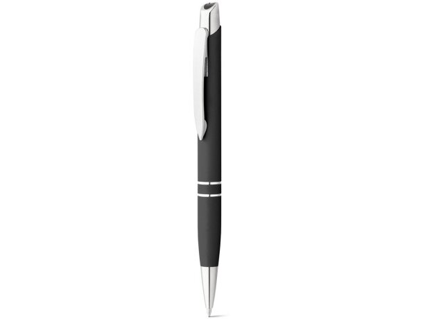 Bolígrafo con nombre barato aluminio tinta azul Hi!dea Marieta Soft Negro detalle 11