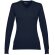Jersey de punto cuello v mujer Milan Women Azul marino detalle 6