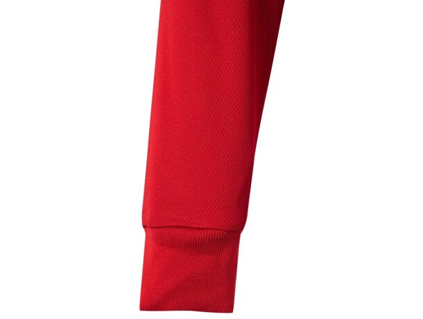Polo bicolor alta visibilidad VL Vulcan manga larga Rojo/Amarillo detalle 44