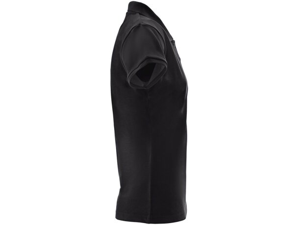Polo Berlin Women piqué algodón corte cinturón para mujer Negro detalle 20