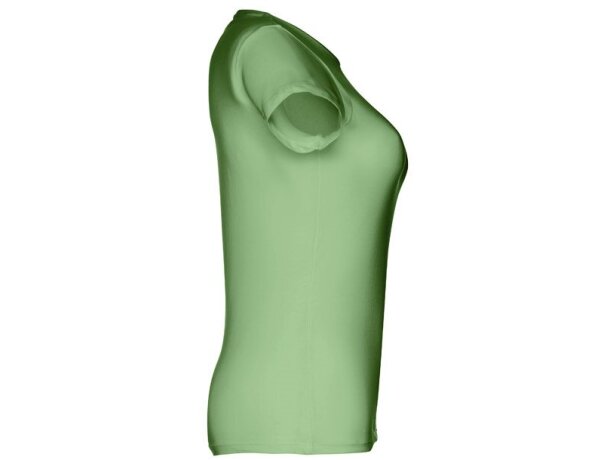 Camisetas manga corta corte entallado de algodón 150 g/m2 Thc Sofia Jade verde detalle 30