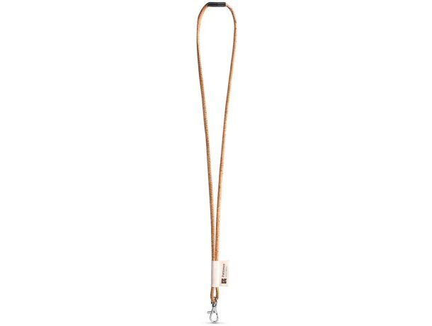 Lanyard Cork Long Set estándar Natural detalle 1