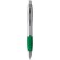 Bolígrafo con puntera de color verde