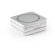 Cargador inalámbrico magnético Broglie 4 en 1 15W ultrarrápido Blanco