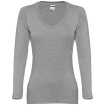 Camiseta mujer manga larga algodón con impresión