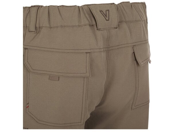 Pantalones nymphs de sarga elastica multiestiramiento 8 bolsillos Natural claro detalle 13