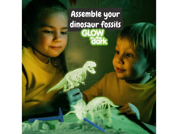 Kit de excavación de fósiles t-rex y triceratops science4you Multicolor detalle 5