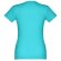 Camisetas mujer punto jersey algodón 190 g/m2 Thc Ankara Women Turquesa detalle 14