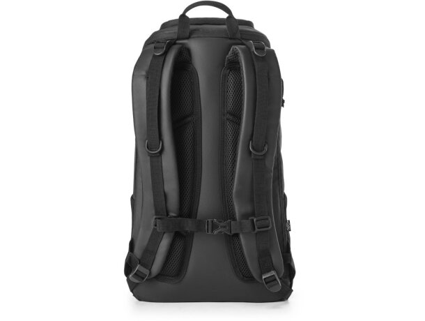 Mochila de senderismo Alasca con revestimiento impermeable Negro detalle 11