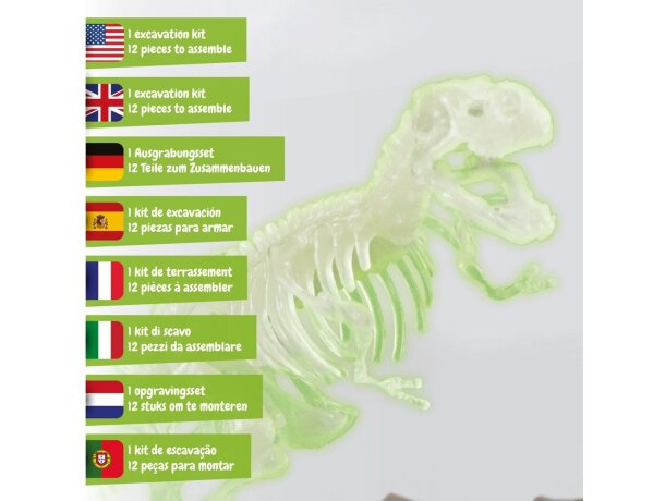 Kit de excavación fossil excavation kit i para niños Multicolor detalle 8