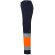 Pantalón elástico multibolsillos bicolor VL Zeus Azul marino/Naranja detalle 4