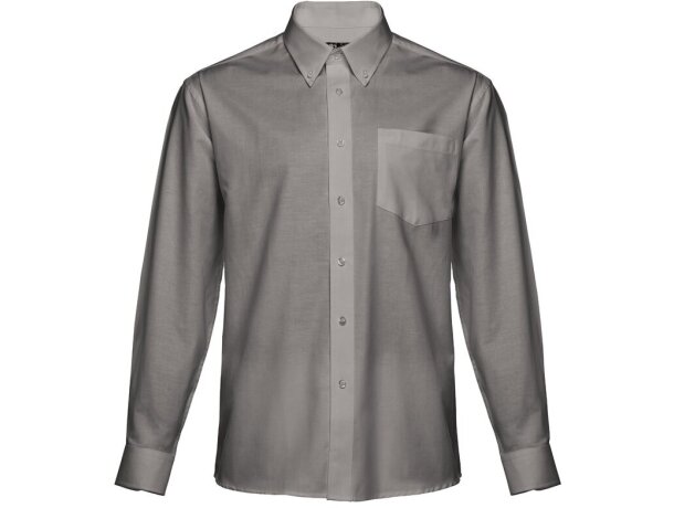 Camisa Thc Tokyo oxford para hombre Gris detalle 8