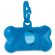 Porta bolsas para mascotas con mosquetón hueso azul claro