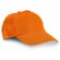 Gorra de poliester para hacer deporte naranja