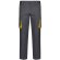 Pantalón elástico bicolor fides con seis bolsillos funcionales Gris/Amarillo