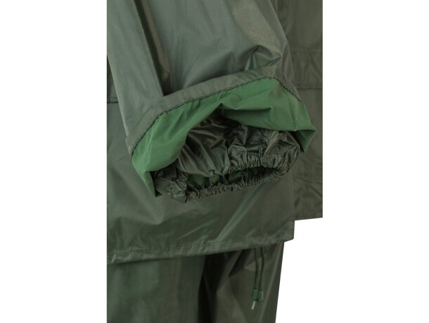 Traje de lluvia dos piezas VL Sedna con capucha transpirable Verde detalle 4