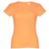 Camisetas manga corta corte entallado de algodón 150 g/m2 Thc Sofia Naranja coral