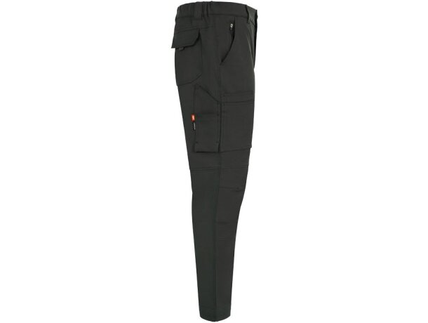 Pantalones nymphs de sarga elastica multiestiramiento 8 bolsillos Verde militar detalle 18