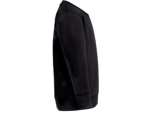 Sudadera niño Delta Kids algodón reciclado 300 g/m² Negro detalle 16