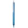 Bolígrafo Mila sencillo a color con clip blanco azul claro