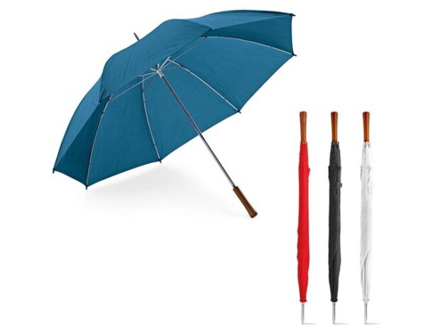 Paraguas personalizado de golf sencillo mango de madera