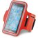 Brazalete smartphone pequeño reflectante rojo con logo