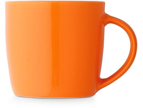Taza Comander de ceramica para café de 370 ml Naranja detalle 7