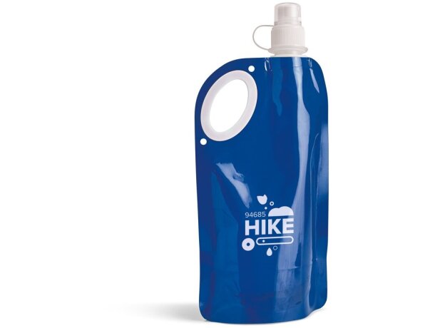 Botella Hike plegable de colores Azul detalle 1