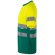 Camiseta técnica bicolor Brahma alta visibilidad EN20471 Verde/Amarillo detalle 8