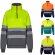 Sudadera alta visibilidad Thor Large bicolor polar reflectante detalle 1