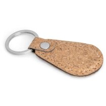 Llaveros ecológicos con corcho Millau en caja kraft desmontada