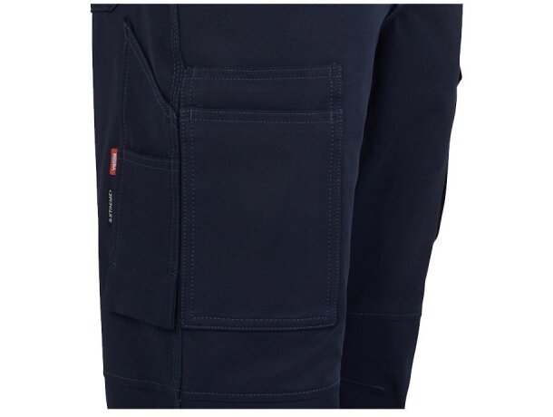 Pantalones nymphs de sarga elastica multiestiramiento 8 bolsillos Azul marino detalle 28
