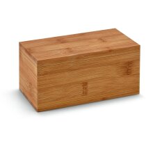 Caja Burdock de madera para 20 infusioes